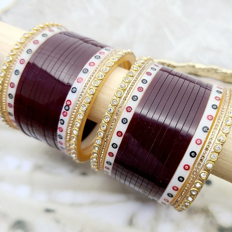 Traditional Wedding Bangles-Hemani Bridal Bangle Set