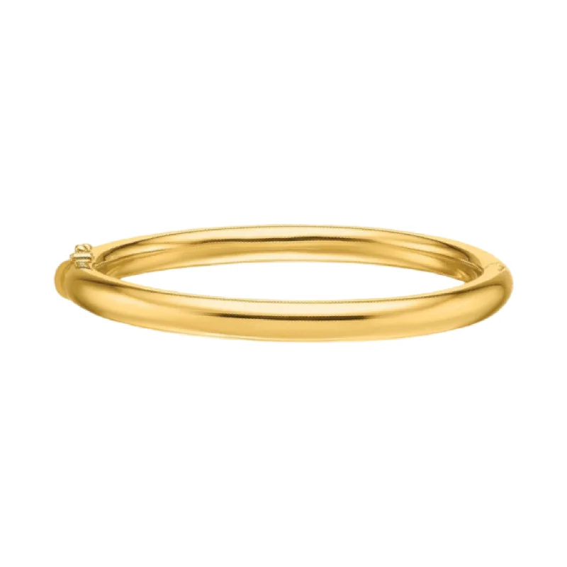 Set of Gold Bangles-Round Bangle/6.3mm