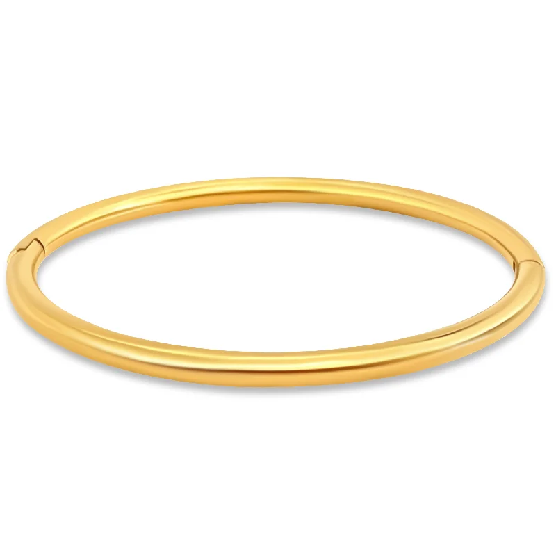 Floral Gold Bangles-Alma Bangle Bracelet