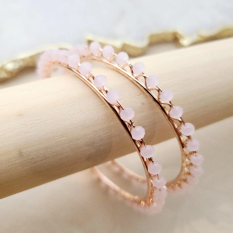 Simple Stackable Bangles-Rayne - pink Bangles