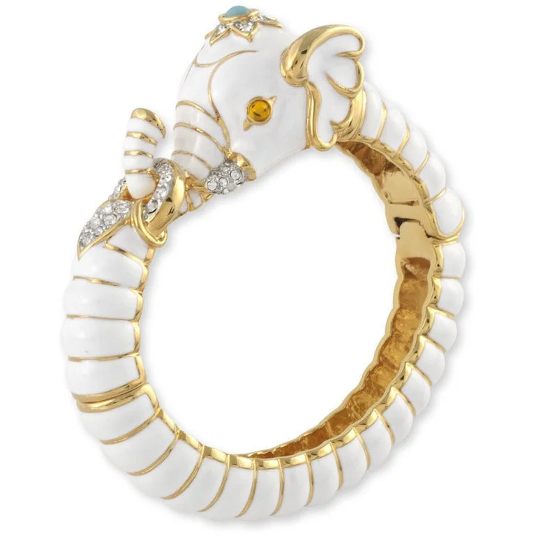 Chunky Bangle Bracelets-Elephant Bangle