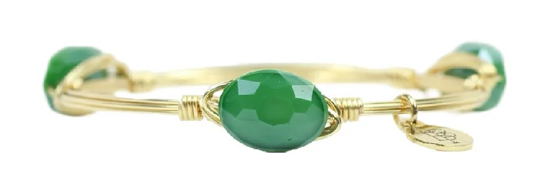 Modern Gemstone Bangles-The Wyatt Bangle Bracelet