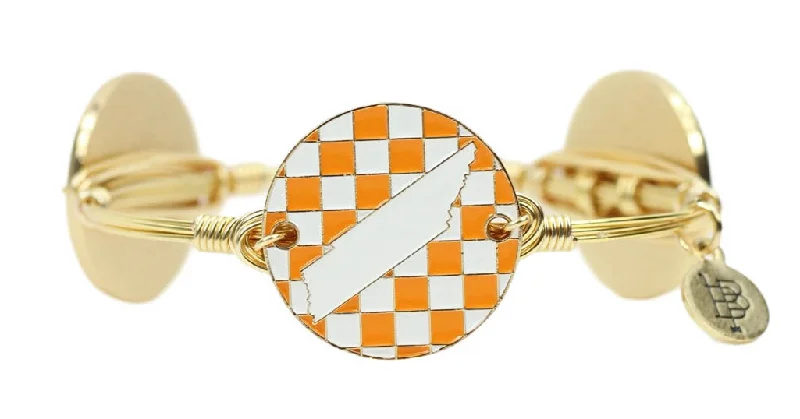 Custom Gold Bangles-The State Pride Bangle Bracelet - Tennessee