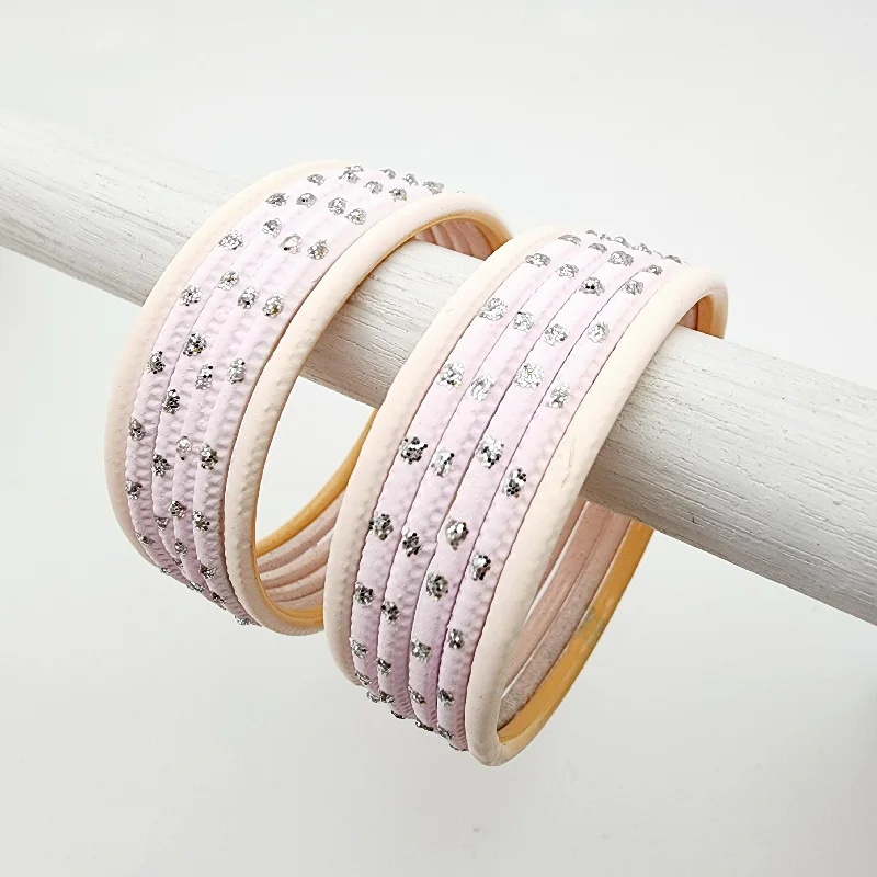 Classic Diamond Bangles-Elise Kids Bangle Set