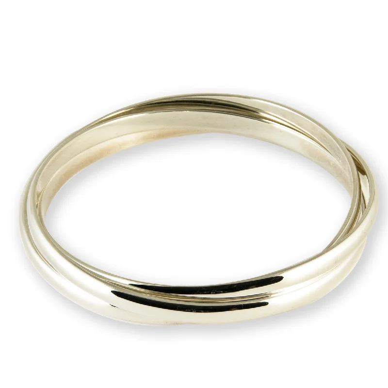 Classic Wedding Bangles Set-3 Band Rolling Bangle Bracelet