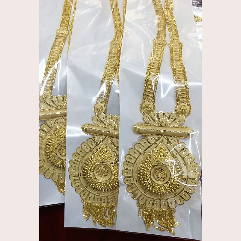 Vintage Crystal Necklace-Pari Art Jewellery Forming Long Necklace Set ( 1 Piece Only )