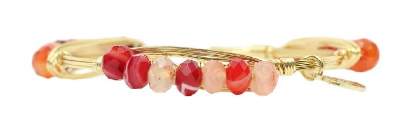 Custom Gemstone Bangles-The Calvin Bangle Bracelet